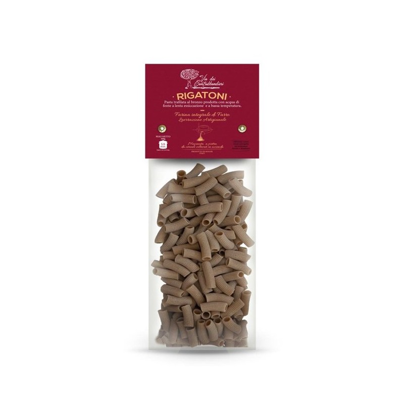Emmer-Urkorn-Rigatoni, handgemacht in Italien, 500g