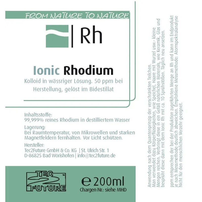 Kolloidales Rhodium, 200ml