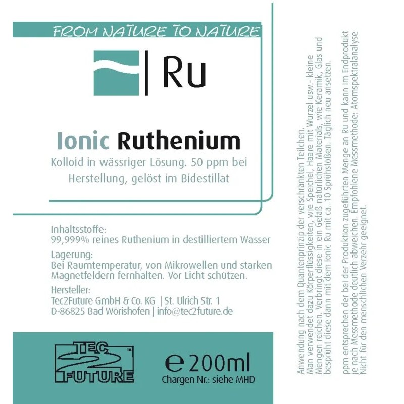 Kolloidales Ruthenium, 200ml