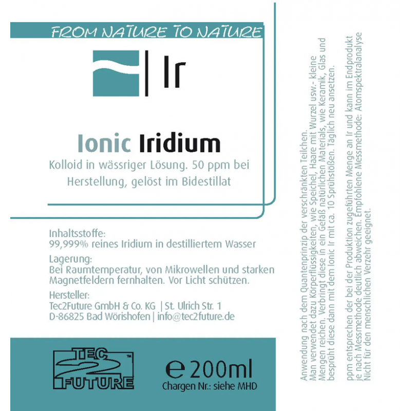 Kolloidales Iridium, 200ml