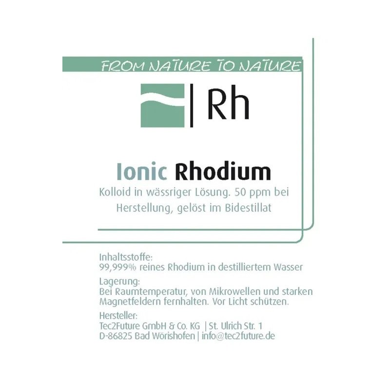 Kolloidales Rhodium, 100ml